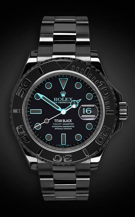 black rolex watch men|titanium rolex watches for men.